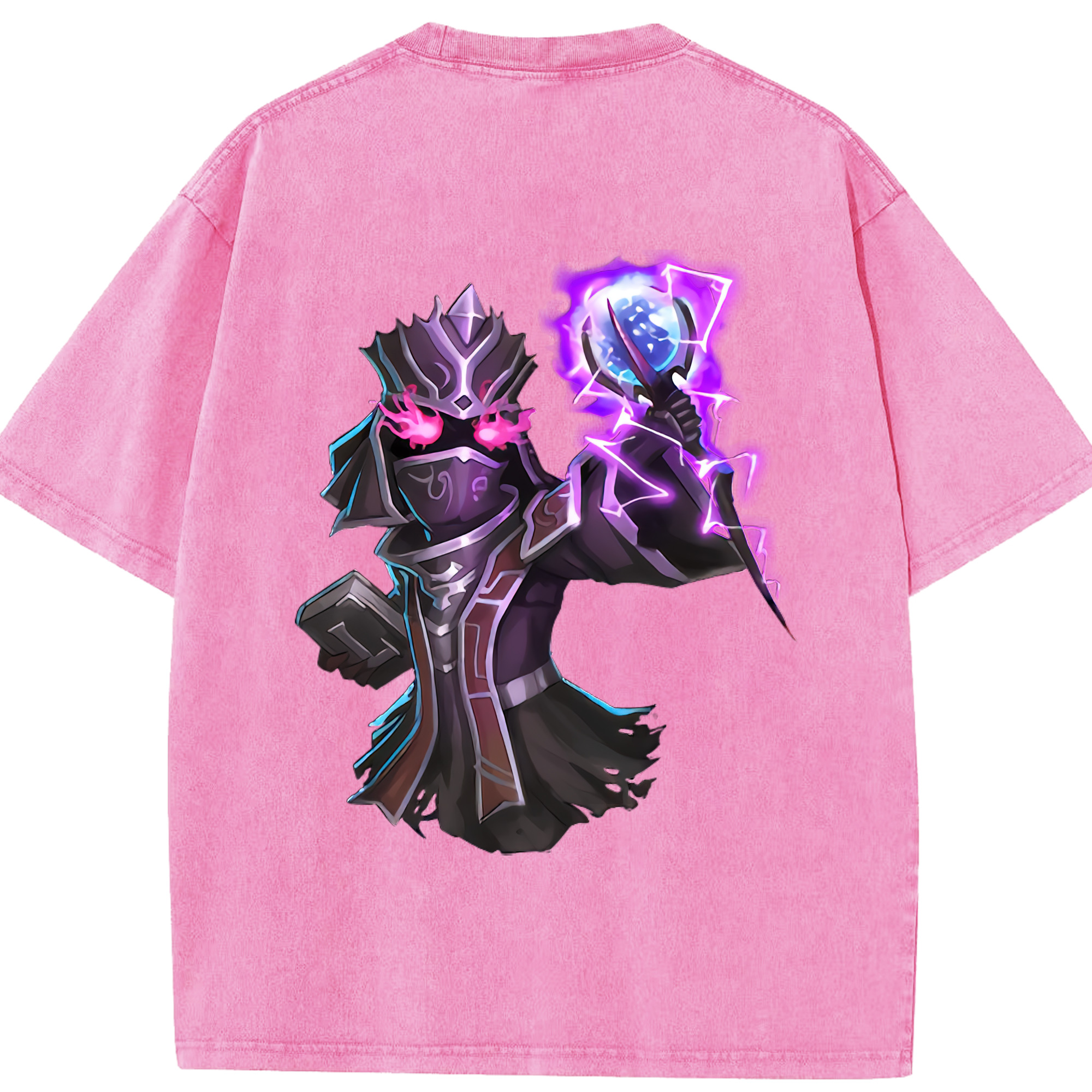 （画像用） リーグ・オブ・レジェンド League of Legends LOL 綿100% ヴィンテージ風 半袖Tシャツ（背面プリント）